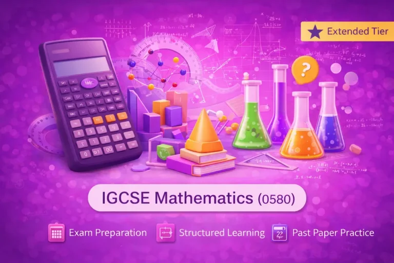 Cambridge IGCSE online tutor explaining mathematics to a student in Dubai