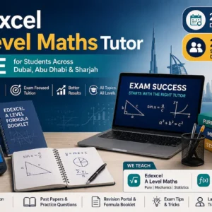 Edexcel A Level Maths tutor UAE teaching a student online across Dubai and Abu Dhabi