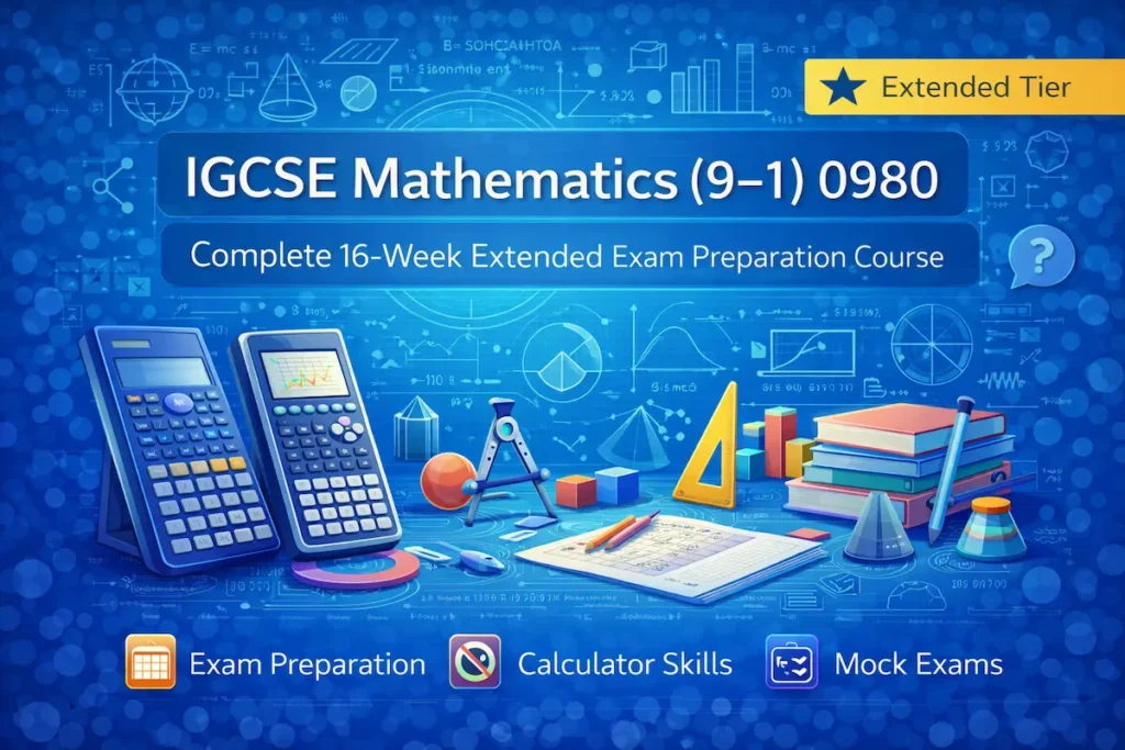 IGCSE Mathematics 9-1 0980 online course